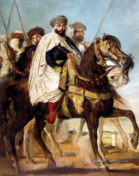  roman - Ali Ben Hamet Calife de Constantin des Haractas suivi de son Escorte 18 romantique Théodore Chassériau